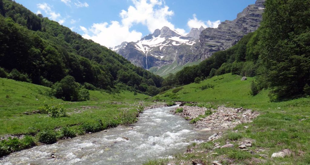 macedonia mountains korab waterfall