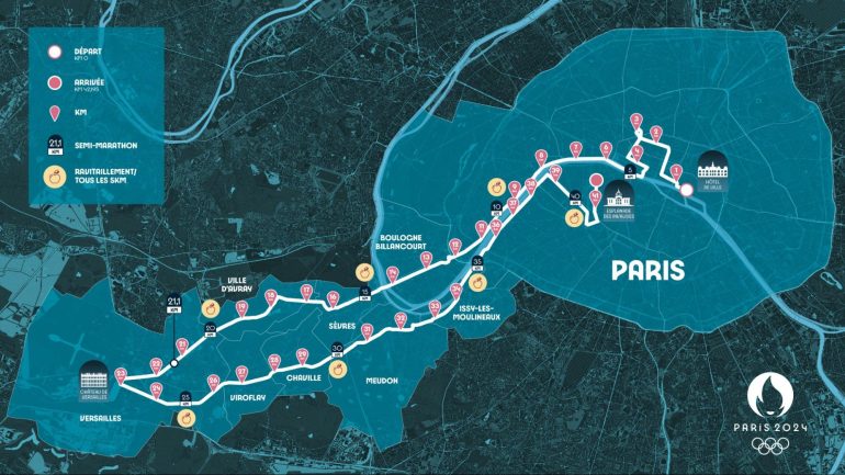 Paris Olympics Transport locations